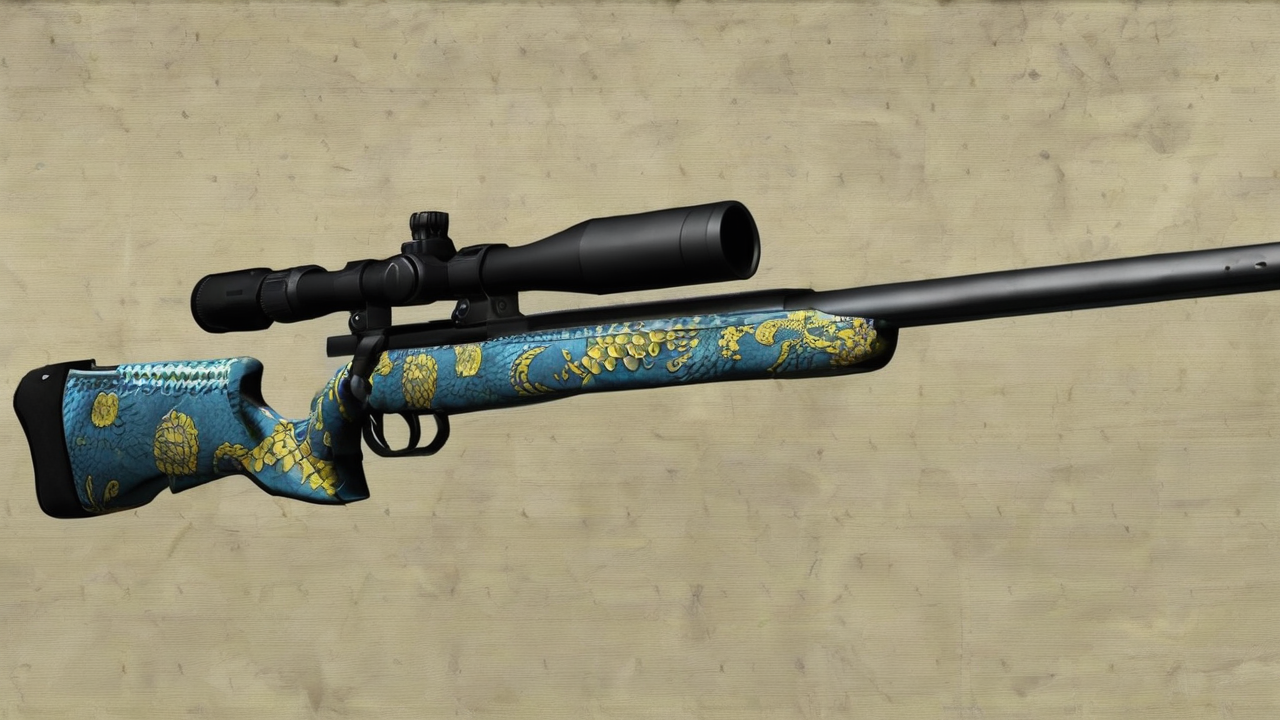AWP Dragon Lore - jeden z najrzadszych skinów do snajperki w Counter-Strike 2