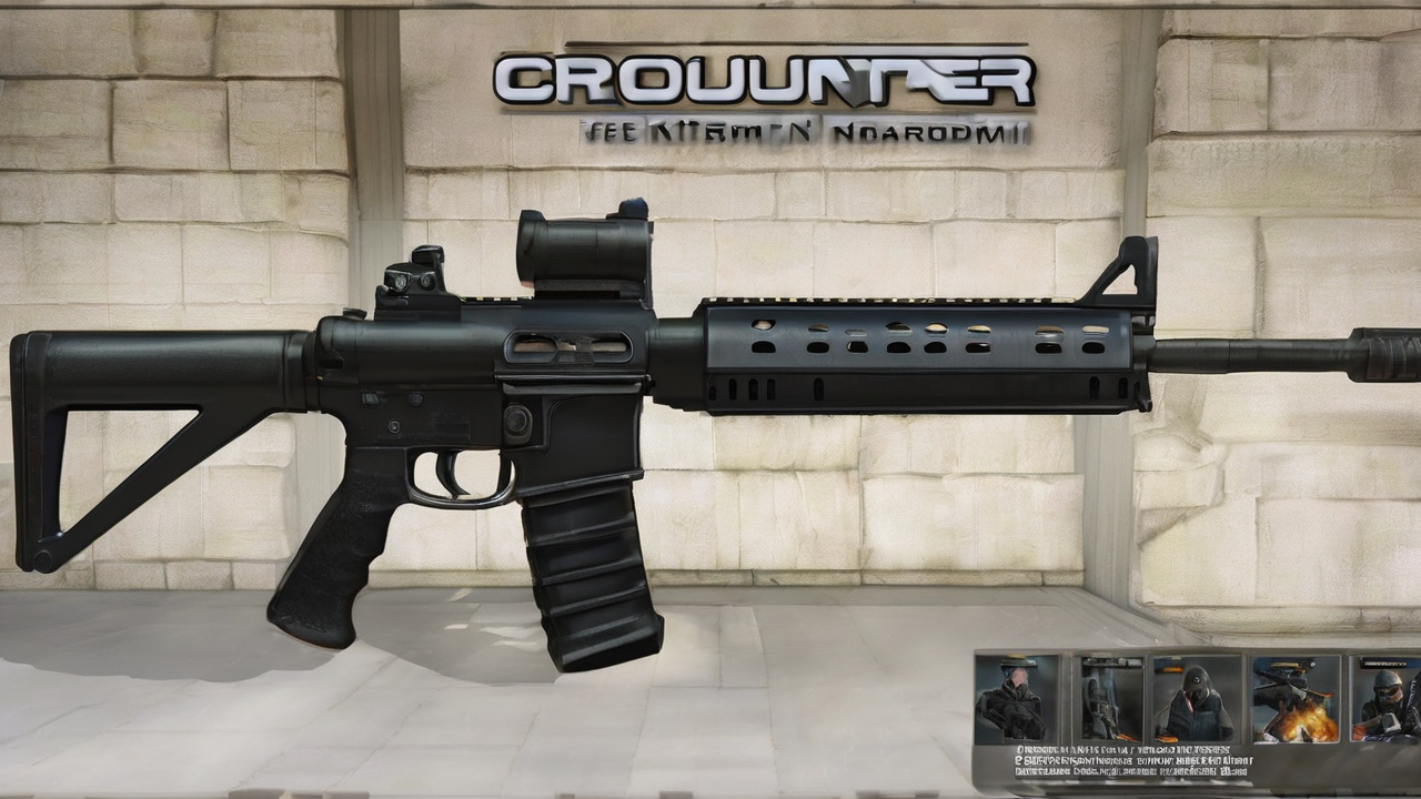 Kolekcja skrzynek z Counter-Strike 2 z różnorodnymi skinami broni na ciemnym tle z efektami świetlnymi