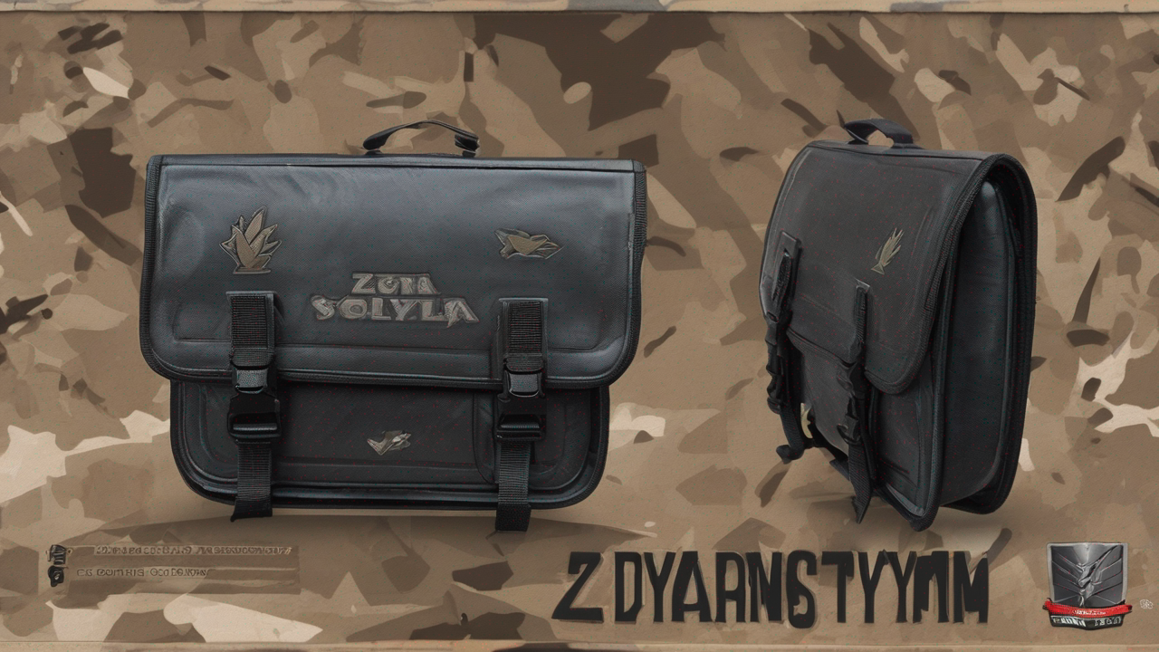 Skrzynka Clutch Case z Counter-Strike 2 z dynamicznym wzorem w żółto-czarnej kolorystyce