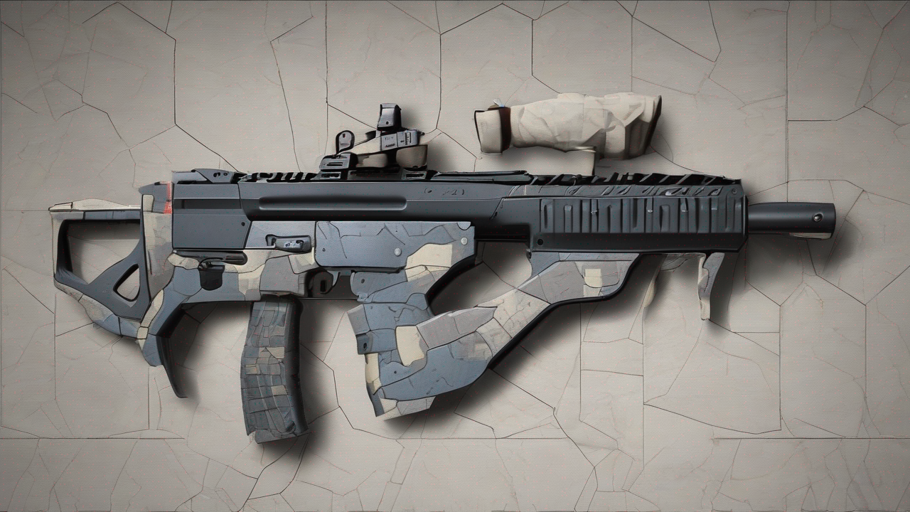 Skrzynka Fracture Case z Counter-Strike 2 z geometrycznym wzorem przypominającym pęknięte szkło