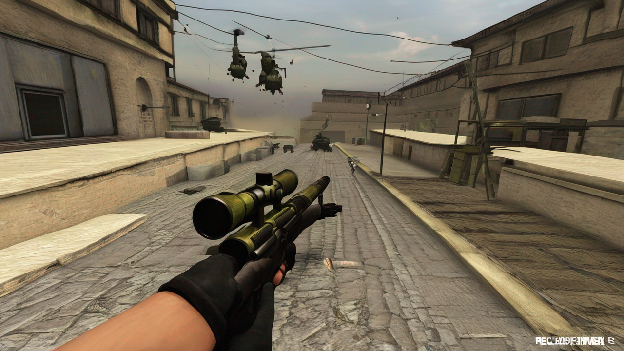 Skrzynka Recoil z Counter-Strike 2 z motywami militarnymi i taktycznymi