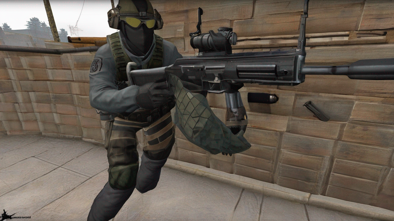Skrzynka Revolution z Counter-Strike 2 z motywami rewolucyjnymi i industrialnymi