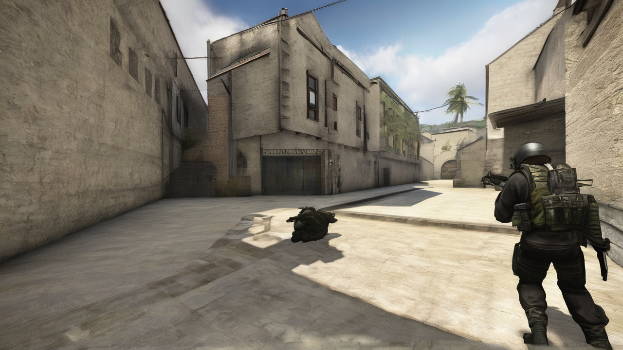 Tło z subtelnym motywem Counter-Strike 2 w ciemnych kolorach, odpowiednie do formularza newsletter